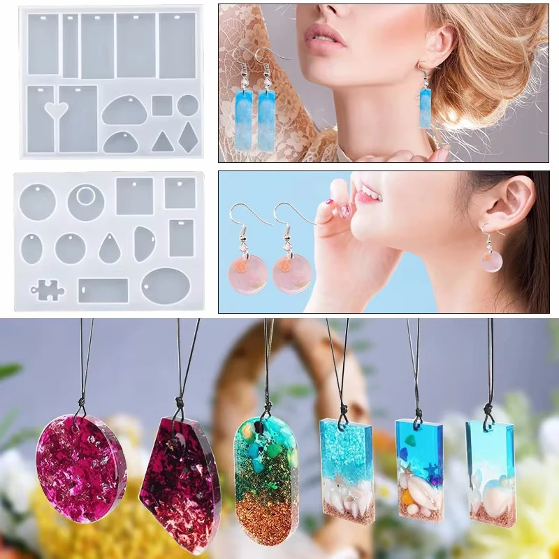Silicone Molds Kit for Resin Jewellery Making